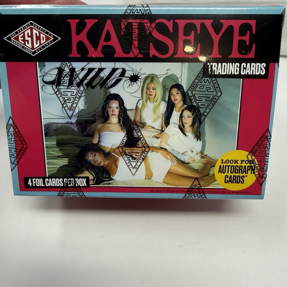 NEW TWO (2) ESCO Katseye Wild Trading Cards *Look For Autographed Cards* - Picture 2 of 2